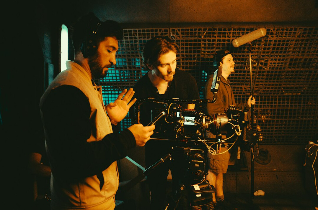 filmmaker discussing script