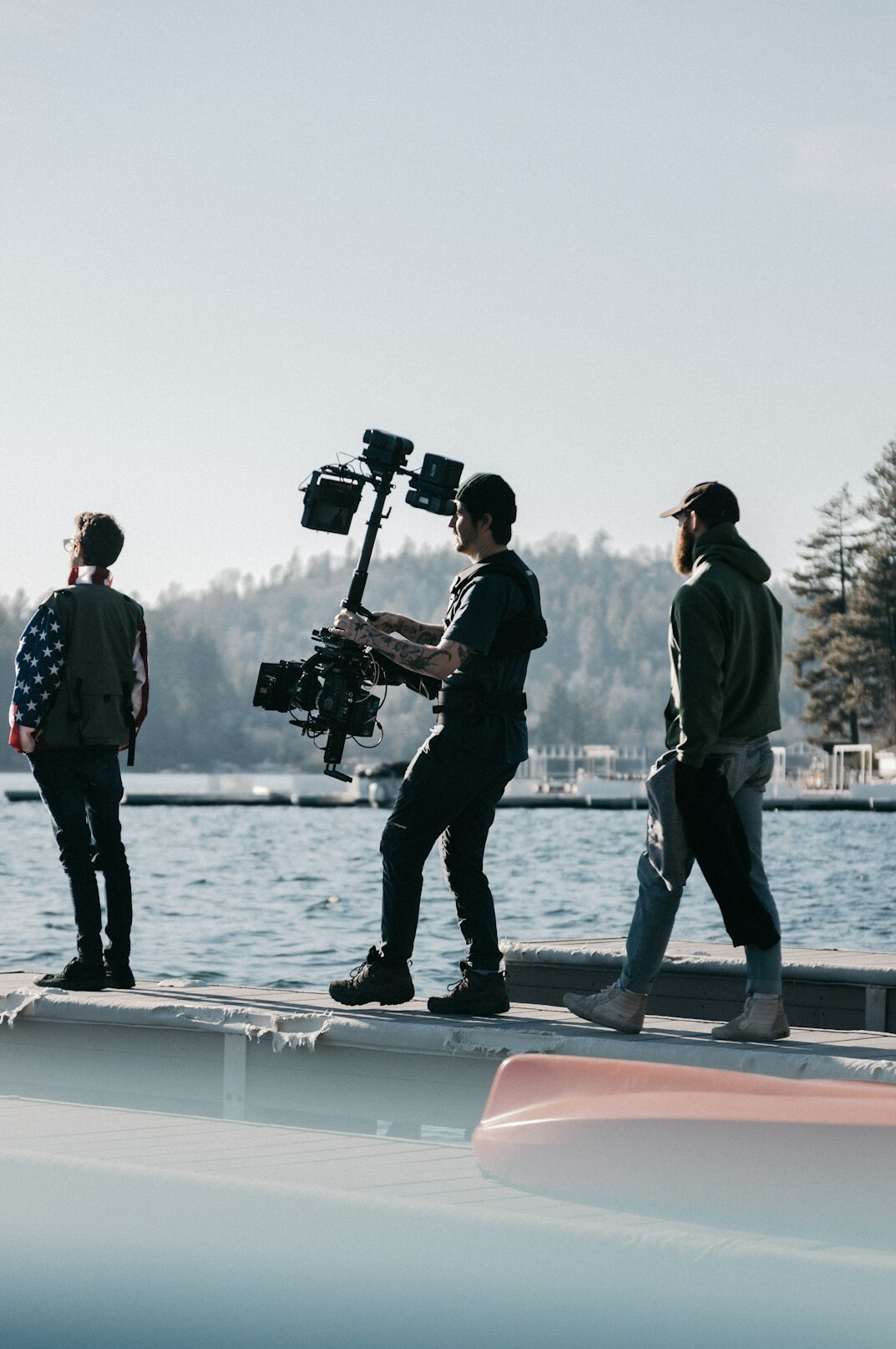 cinematic film scene